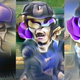 A collage of abstract Waluigi images.